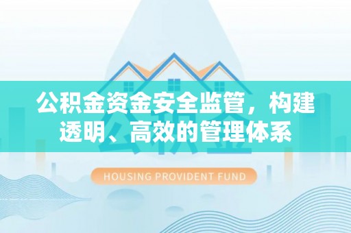 罗山公积金资金安全监管，构建透明、高效的管理体系